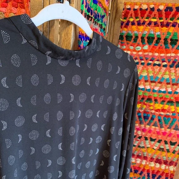 Moon Phases Peplum Blouse - Picture 1 of 3